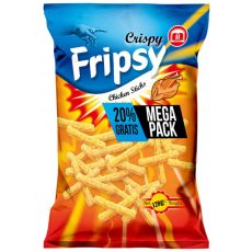 FRIPSY Mega Pack Grillcsirke ízű snack 120g 12/#