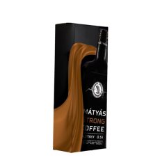 Mátyás Strong Coffee likőr 37% 0,5 dísz üv. DD.