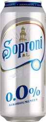 Soproni Alk. mentes sör 0,0% dobozos 0.5