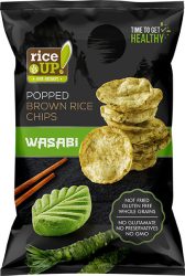 Rice Up Wasabi ízű rizs chips 60g        24/#