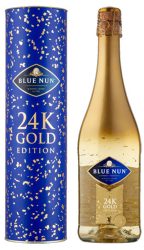 Blue Nun Gold Ed. 24 Kar. Fehér éd. pezsgő + Díszd. 0,75 6/#