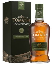 Tomatin 12 years Sin.Malt Whisky + DD. 0,7l 43%